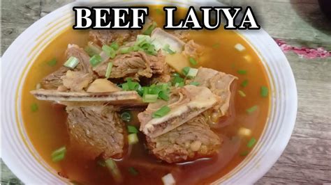 Beef Lauya .